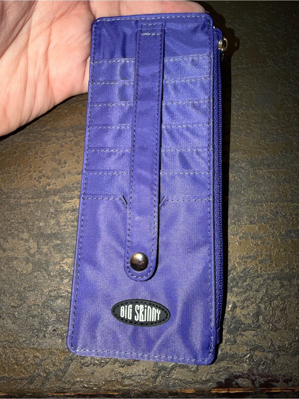 Slim Travel Wallet - Purple